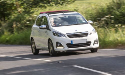 rent a peugeot 108 soft top automatic in chania airport